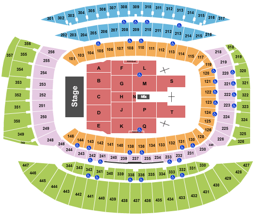 Soldier Field George Strait Seating Chart
